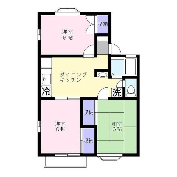 レイパティオＡ 間取り