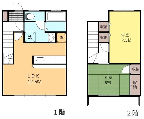 ヴィラ堂の前Ａ 間取り