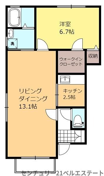 煉瓦館あざみ 間取り