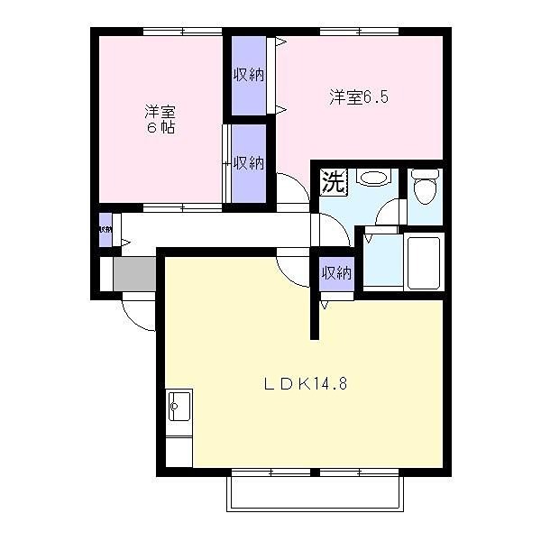 白山ハイツ5 間取り