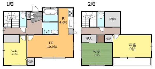 畑沢南6丁目戸建 間取り