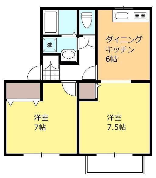 サニーヒルズＢ棟 間取り