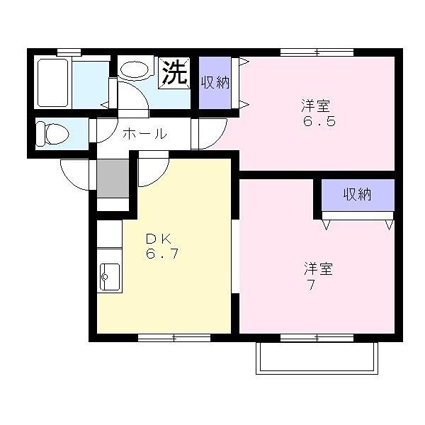 サニーヒルズＡ棟 間取り