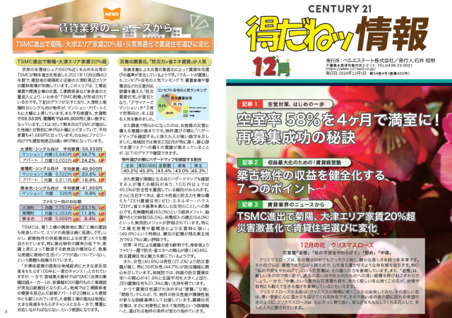 12月号　WEBチラシ更新しました！！